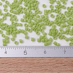 MIYUKIデリカビーズ小  シリンダー  日本製シードビーズ  15/0  （dbs0733)不透明なchartreuse  1.1x1.3mm  穴：0.7mm  約175000個/袋  50 G /袋&nbsp;SEED-X0054-DBS0733