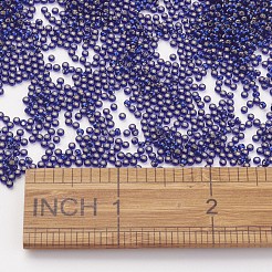 TOHO日本のシードビーズ  ラウンド  （28d）ダークコバルト  11/0  2x1.5mm  穴：0.5mm  約42000個/ポンド&nbsp;SEED-K008-2mm-28D