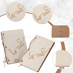 Creative Wooden Greeting Cards&nbsp;DIY-WH0349-171C