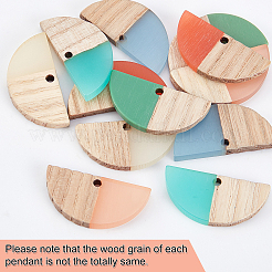 DIY Dangle Half Round Earring Making Kits&nbsp;DIY-OC0006-04