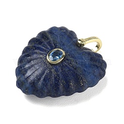 Dyed Natural Lapis Lazuli Carved Pendants&nbsp;G-C276-01G-16