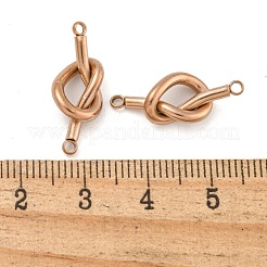 304 Stainless Steel Knot Links Connector Charms&nbsp;STAS-K290-02RG