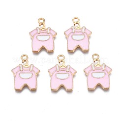 合金エナメルチャーム  カドミウムフリー＆ニッケルフリー＆鉛フリー  ライトゴールド  服  ミックスカラー  21.5x15.5x1.5mm  穴：1.8mm&nbsp;ENAM-N054-76