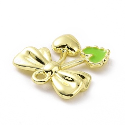 Rack Plating Alloy Enamel Pendants&nbsp;PALLOY-D007-05