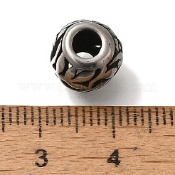 304 Stainless Steel European Beads&nbsp;STAS-D191-08B-AS