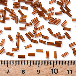 Transparent Glass Bugle Beads&nbsp;SEED-N005-001-C01