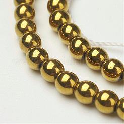 Non-Magnetic Synthetic Hematite Beads Strands&nbsp;G-D010-2