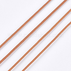 ナイロン編組糸  ジュエリー製作やマクラメ工芸用の中国結び紐  ペルー  1.5mm  約120.29ヤード（110m）/ロール&nbsp;NWIR-S007-03