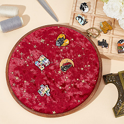 Galaxy Enamel Pin Hoop&nbsp;FIND-WH0260-64E