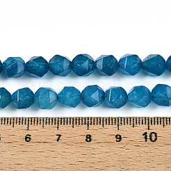 Dyed Natural White Jade Beads Strands&nbsp;G-T139-8mm-46F