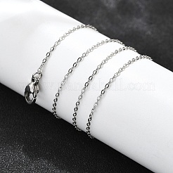 Non-Tarnish 304 Stainless Steel Cable Chain Necklaces&nbsp;NJEW-P248-01P