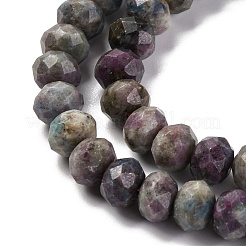 Natural Ruby in Zoisite Beads Strands&nbsp;G-K380-A60-05