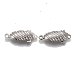 Tarnish Resistant 304 Stainless Steel Box Clasps&nbsp;STAS-P249-04P