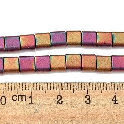 Electroplated Non-magnetic Synthetic Hematite Beads Strands&nbsp;G-C106-A01-09
