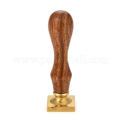Brass Retro Wax Sealing Stamp&nbsp;AJEW-F045-B01
