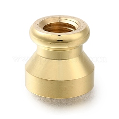 クリスマス ゴールデントーン ワックスシーリング 真鍮スタンプヘッド  ワックスシーリングスタンプ用  ヒイラギの葉  15x14mm  穴：7mm&nbsp;AJEW-A058-01A