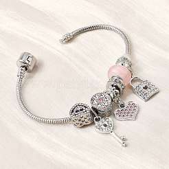 Alloy European Beads Charm Bracelets&nbsp;BJEW-F495-05P