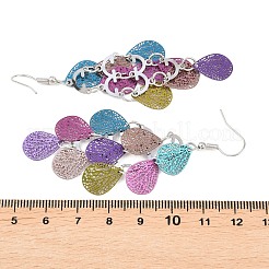 430 Stainless Steel Dangle Earrings&nbsp;EJEW-B157-01E