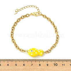 Handmade Porcelain Beads Link Bracelets&nbsp;BJEW-JB13676