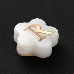 Natural White Shell Flower Beads&nbsp;BSHE-WH0020-01R