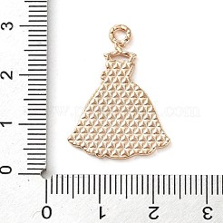 合金エナメルチャーム  ハロウィーンテーマのチャーム  ゴールドカラー  服  27.5x19.5x1.2mm  穴：2mm&nbsp;ENAM-B030-01G-05