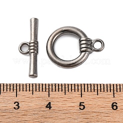 Tibetan Style Toggle Clasps&nbsp;LS-K0PCD051