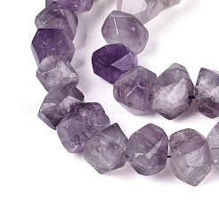Natural Amethyst Beads Strands&nbsp;G-N347-18A-01