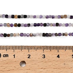 Natural Purple Fluorite Beads Strands&nbsp;G-RM2025-32A-04