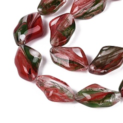 Handmade Lampwork Beads Strands&nbsp;LA-N046-02G