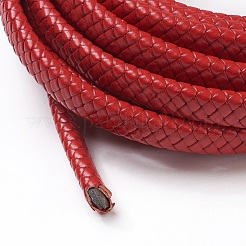 Braided Leather Cord&nbsp;WL-F009-C03-12x6mm