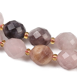Natural Violet Strawberry Quartz Beads Strands&nbsp;G-N342-149I-05
