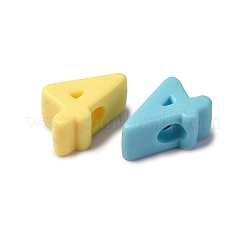 Opaque Acrylic European Beads&nbsp;OACR-S072-04B