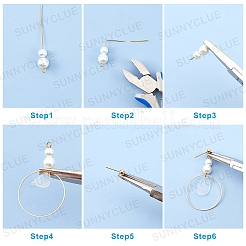 DIY Petal Earring Making Kits&nbsp;DIY-SC0013-77G