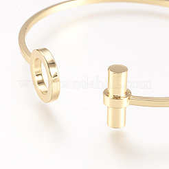 Brass Cuff Bangle&nbsp;X-BJEW-P168-B33