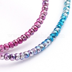 Electroplated Non-magnetic Synthetic Hematite Beads Strands&nbsp;G-L562-11B