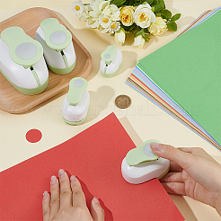 5Pcs 5 Styles ABS Plastic & Alloy Craft Punches for Scrapbooking & Paper Crafts&nbsp;DIY-WA0001-05