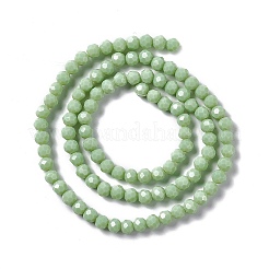 Faceted(32 Facets) Glass Beads Strands&nbsp;EGLA-J042-36B-M