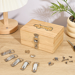 6 Bags 304 Stainless Steel Spring Lock Clasps&nbsp;STAS-BC0004-14A