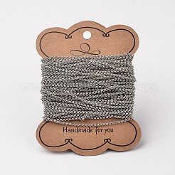 Tarnish Resistant 304 Stainless Steel Rolo Chains&nbsp;CHS-L015-31