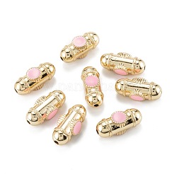 Real 18K Gold Plated Brass Tube Beads&nbsp;KK-A155-20G