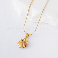 3Pcs Elegant Stainless Steel Rose Pendant Necklaces for Women&nbsp;QZ9315