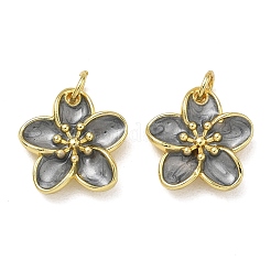 Brass Enamel Pendants&nbsp;KK-CBAD9DF-03G-A