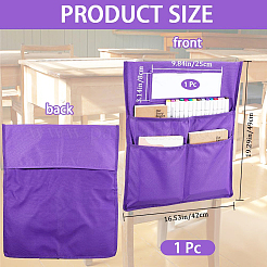 Oxford Cloth Chair Back Storage Buddy Pocket Chart&nbsp;AJEW-WH0314-191E