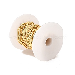 Rack Plating Brass Oval & Ring & Rectangle Link Chains&nbsp;CHC-I040-15G