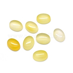 天然黄色の瑪瑙のカボション  オーバル  16~16.5x12~12.5x5~6mm&nbsp;G-O175-30D-01