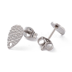 Non-Tarnish 304 Stainless Steel Stud Earring Findings&nbsp;X-STAS-L216-46P