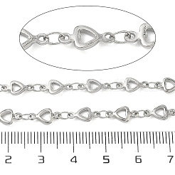 304 Stainless Steel Triangle Link Chains&nbsp;CHS-B012-05P
