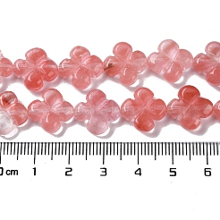 Cherry Quartz Glass Beads Strands&nbsp;G-M418-D05-01