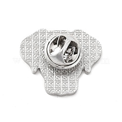 Dog Enamel Pin with Brass Butterfly Clutches&nbsp;JEWB-A006-02I