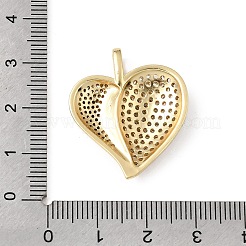 Valentine's Day Brass Micro Pave Clear Cubic Zirconia Pendants&nbsp;KK-E799-01D-G